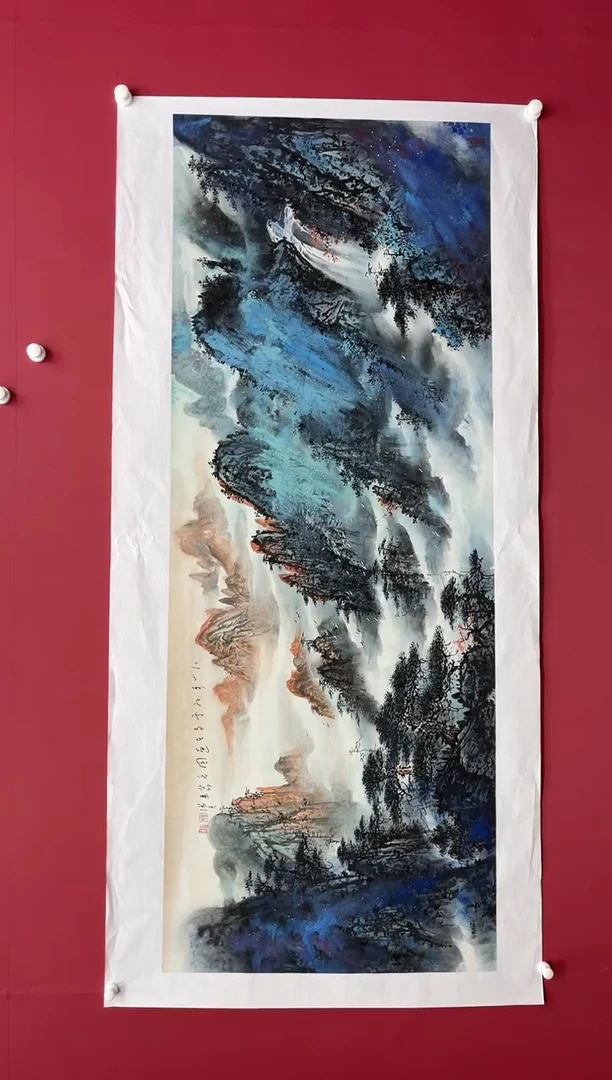 【闪购商品】国画吴-小六尺山水/无框/W