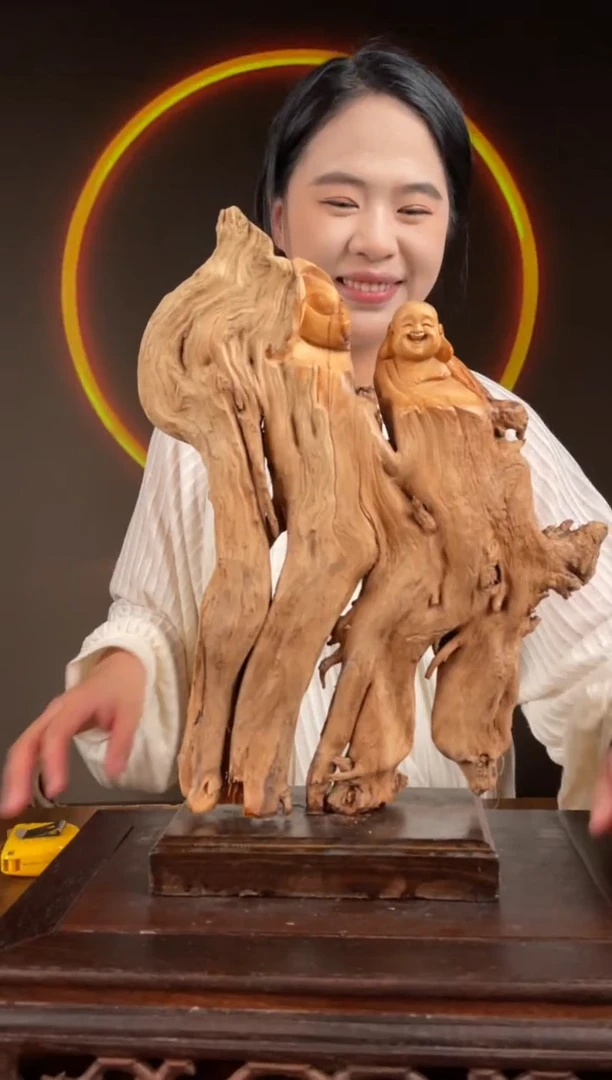 柏木（崖柏）手工摆件,先抢先得! 编号:92