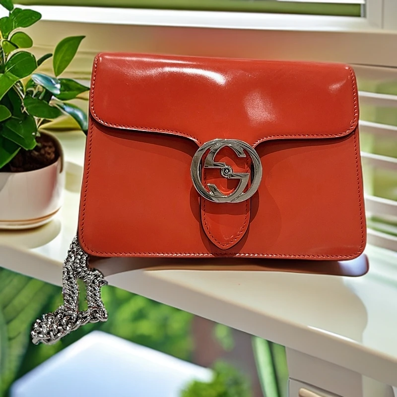 95新 GUCCI/古驰 链条包1213 6558