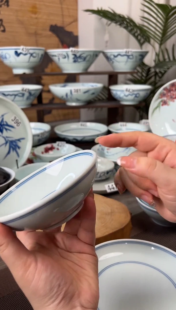 明舟优等品双线5寸木子碗（单只装）