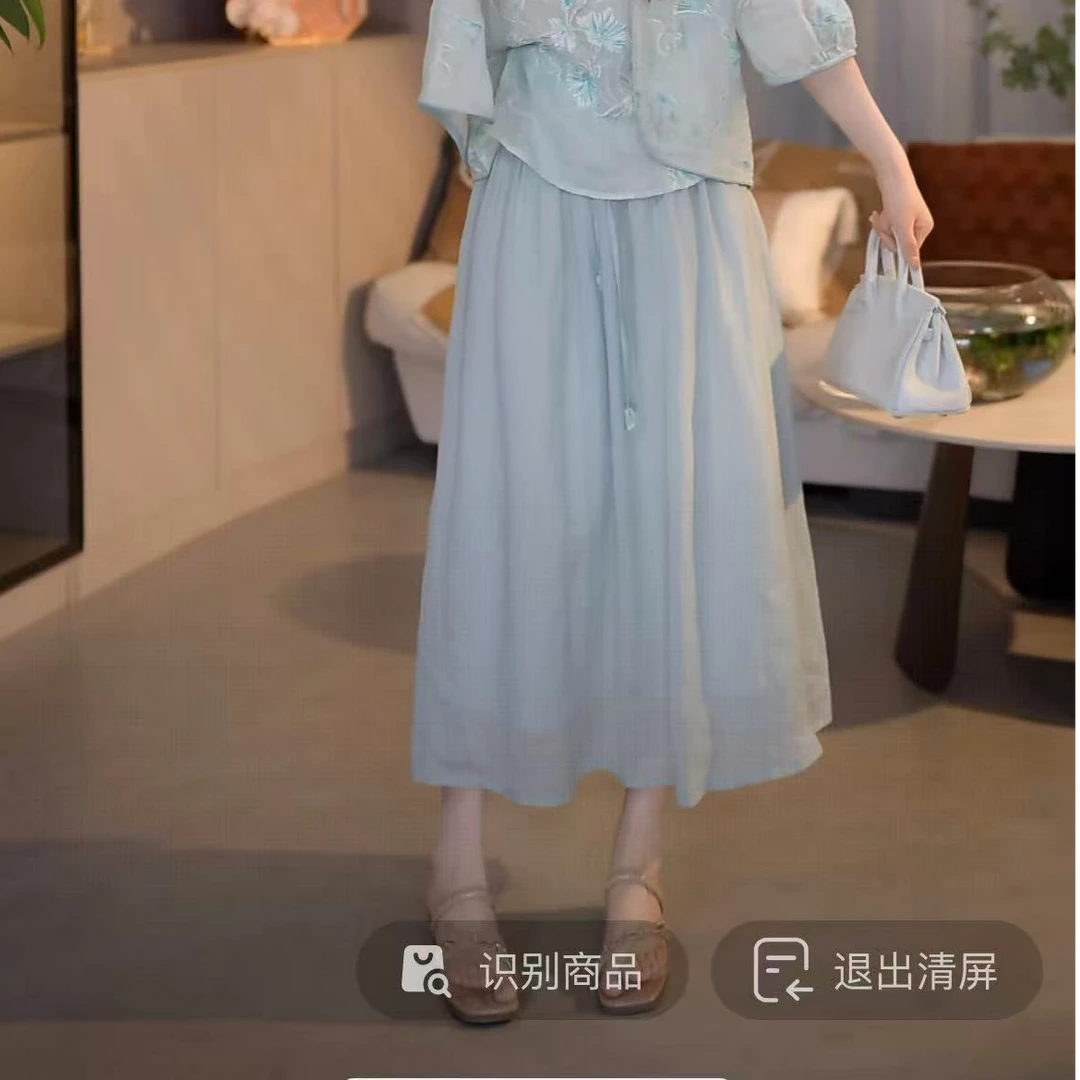 『糖果休闲A』设计显瘦百搭时尚半身裙50738