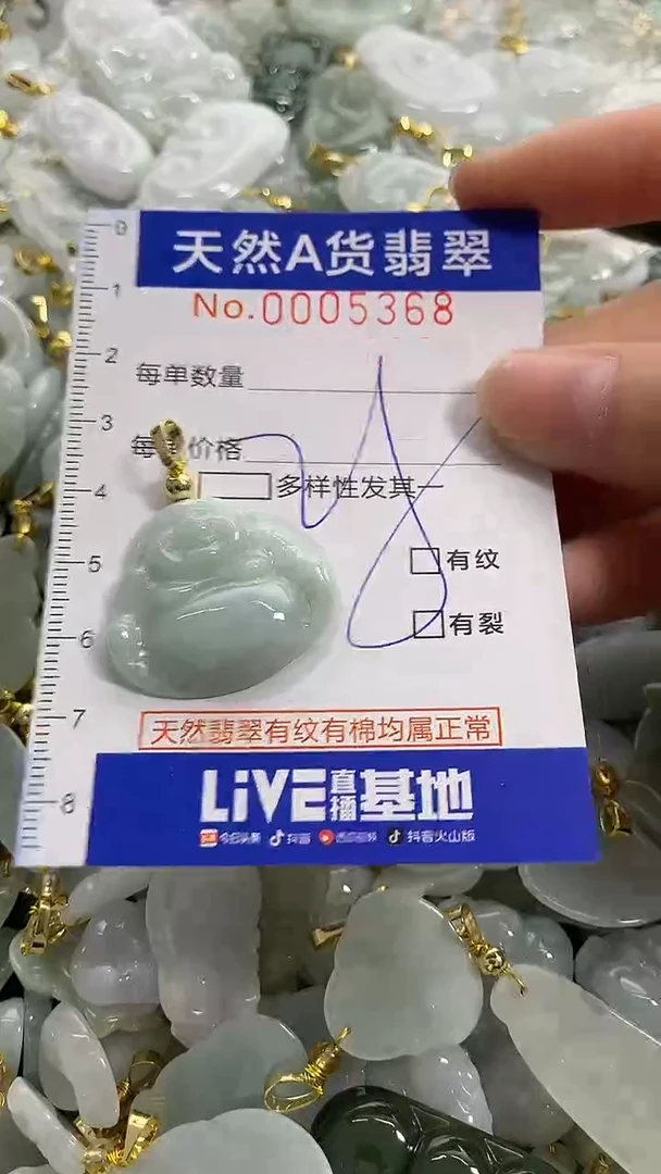颈饰未镶嵌翡翠天然A货翡翠