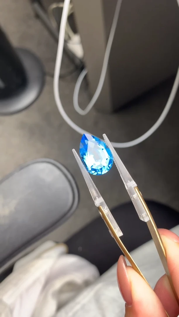 托帕石裸石12.9ct 托帕石 定制 FH