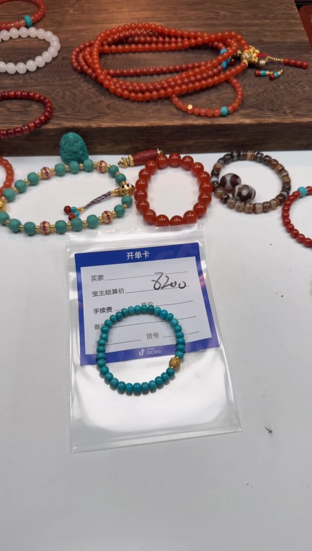 未镶嵌绿松石手串手串纯**～手串手串
