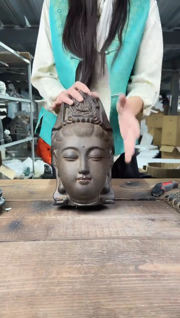 陶土【闪购商品】- 观音佛首