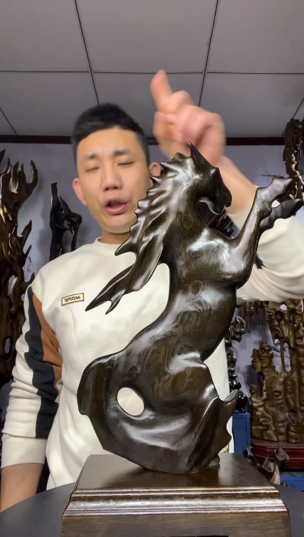 金丝楠木雕款往*金丝楠木工艺品摆件