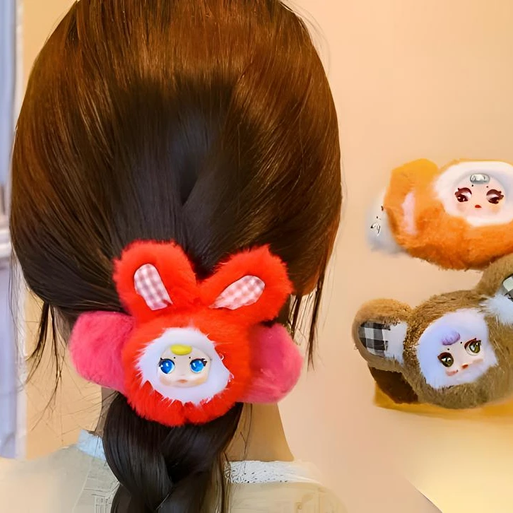 MM奶糖萌萌宝贝发夹毛绒盲盒