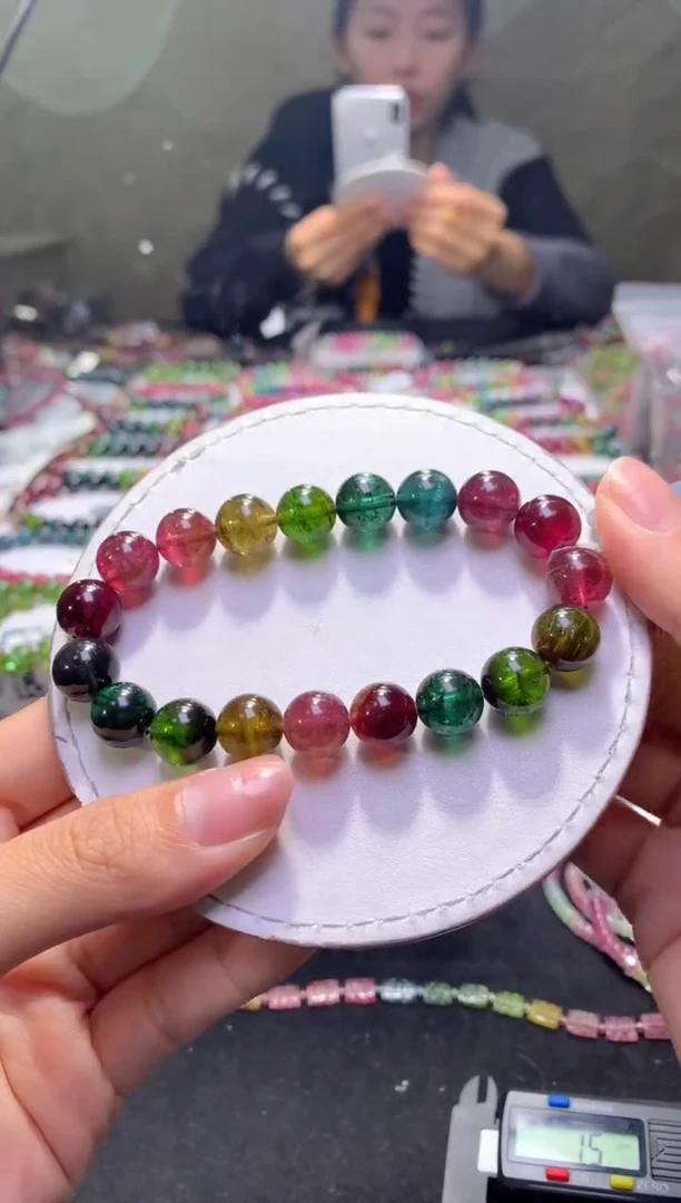 未镶嵌手串碧玺A95【天然碧玺】