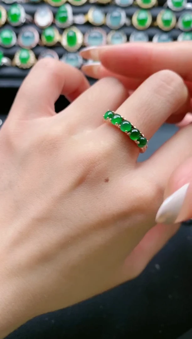 【闪购商品】翡翠戒指银S925镶嵌1111111111