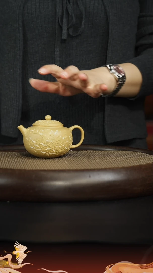 茶壶紫砂紫砂壶28 本山绿 圆珠