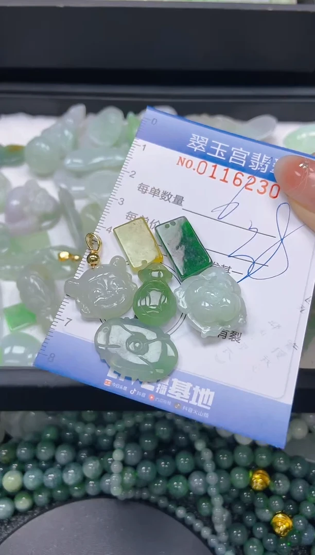 翡翠未镶嵌颈饰闪购0116230