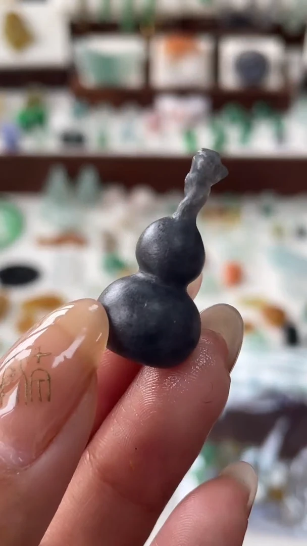 定制翡翠未镶嵌27.5*13*11.6福禄