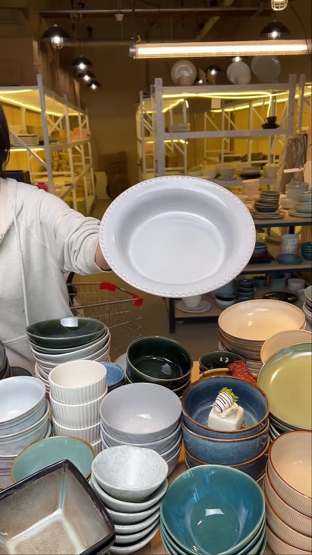 瓷123【瑕疵】外贸尾货窑变釉下彩