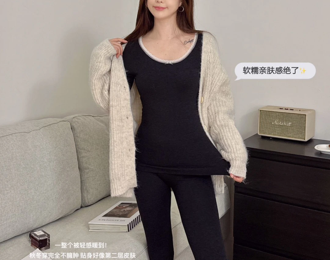 JQ拾光家女装秋衣套装5343