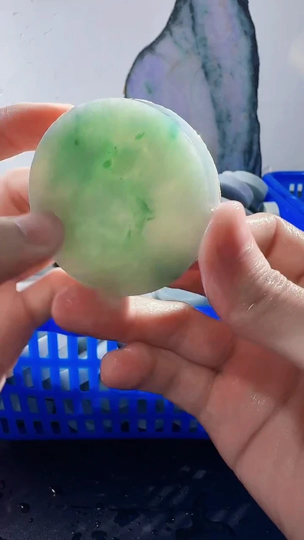 裸石翡翠缅甸翡翠A货文1058