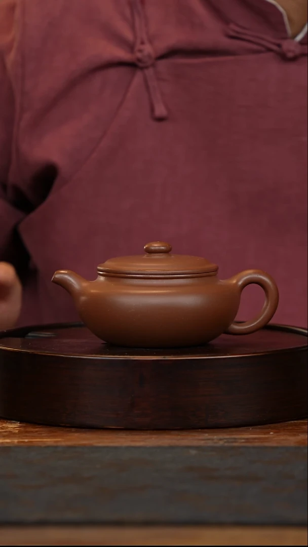 茶壶紫砂ZWJ-扁腹壶320cc