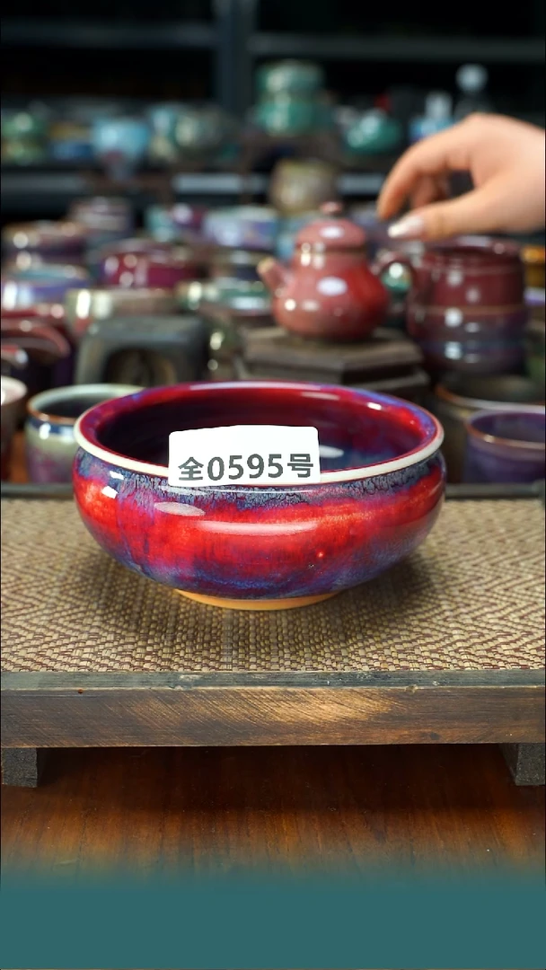 原产地原矿钧汝瓷杯壶595