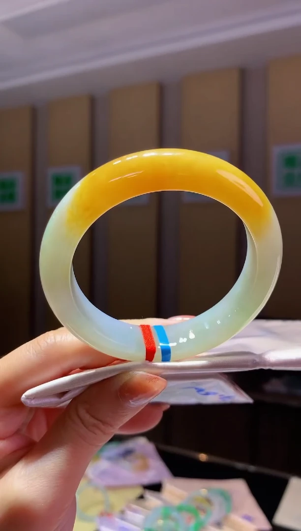 未镶嵌手镯翡翠-F47 圈口54