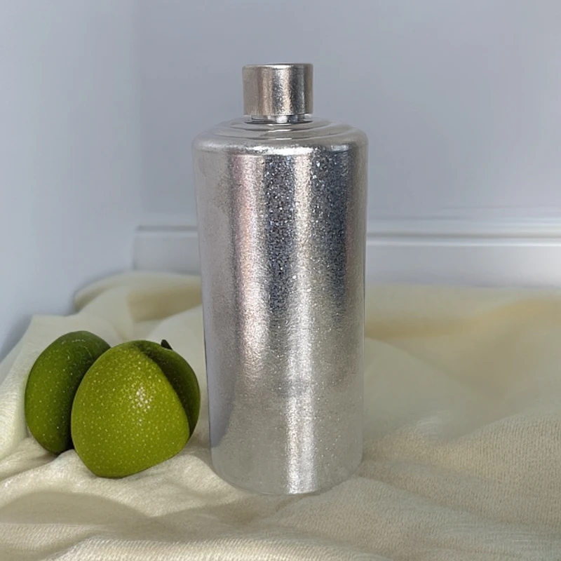 钛子600毫升纯钛酒壶小酒壶酒具户外随身携带复古家用创意