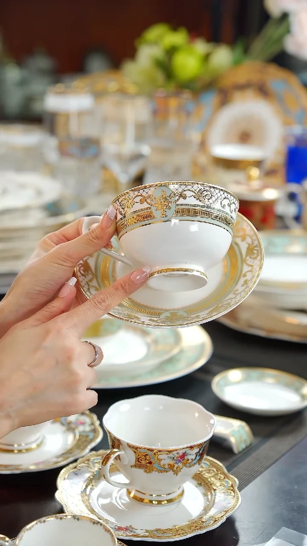 瓷片咖啡杯碟2套