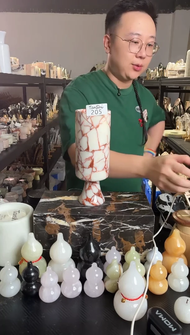 石材205大理石中式花瓶