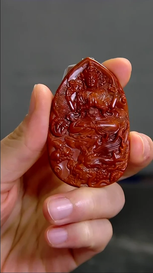 未镶嵌雕刻南红玛瑙011ZB1204产品一个