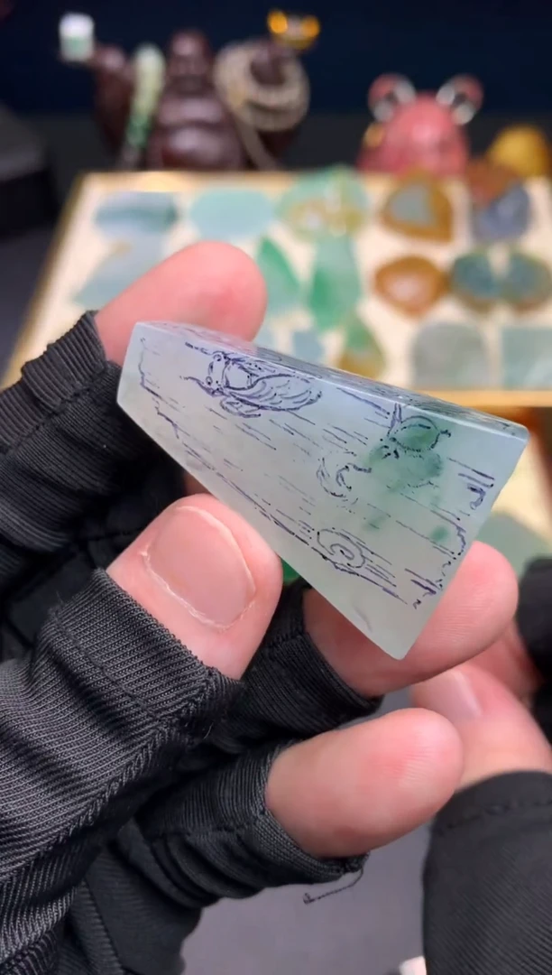 未镶嵌定制翡翠天然翡翠裸石（包工）