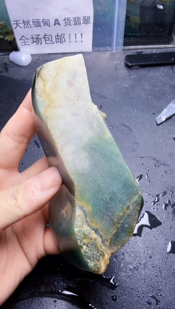 未镶嵌挂件翡翠风**羽天然翡翠069
