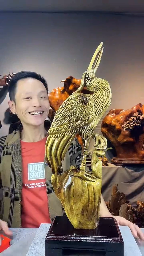 金丝楠J*n小叶桢楠随行摆件11