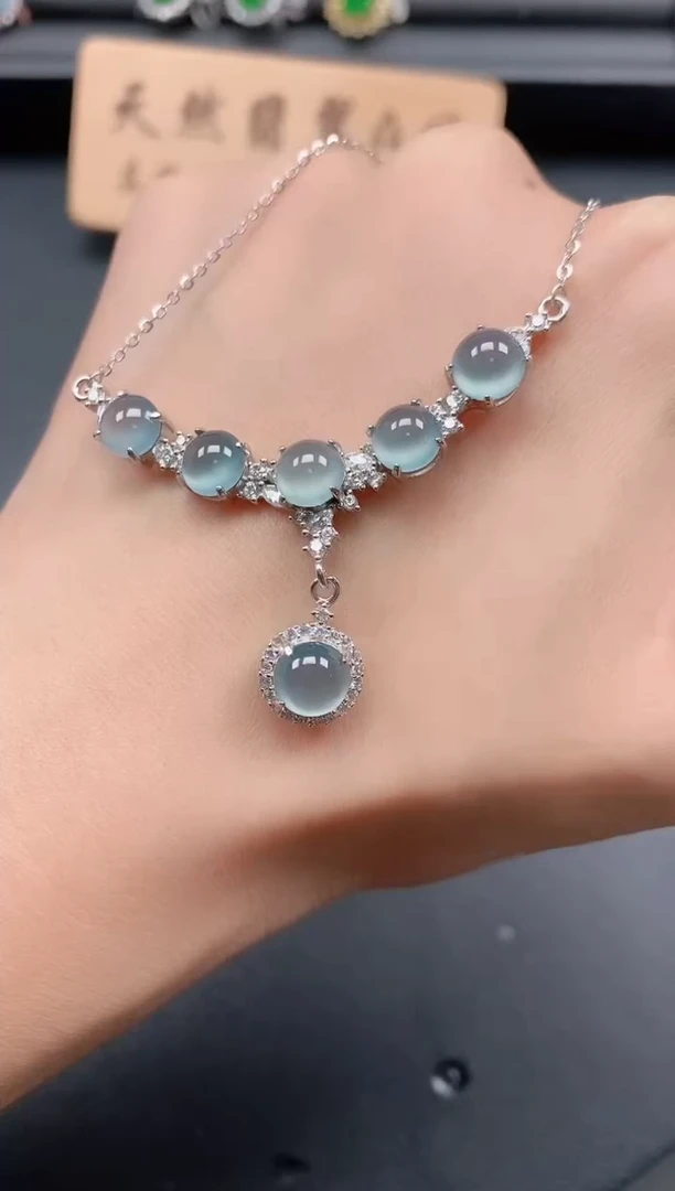 银S925镶嵌戒指翡翠11