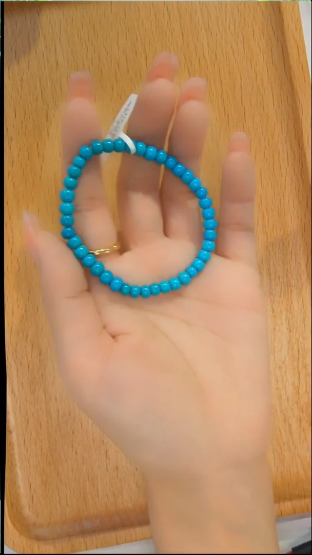 未镶嵌绿松石手链发货一件