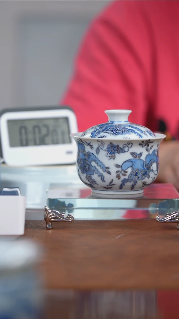 景德镇纯手工陶瓷盖碗