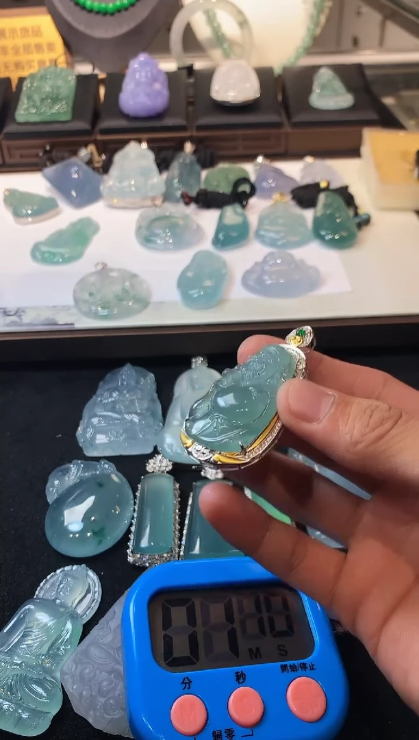 未镶嵌定制翡翠管****️  5025毛货不退不换