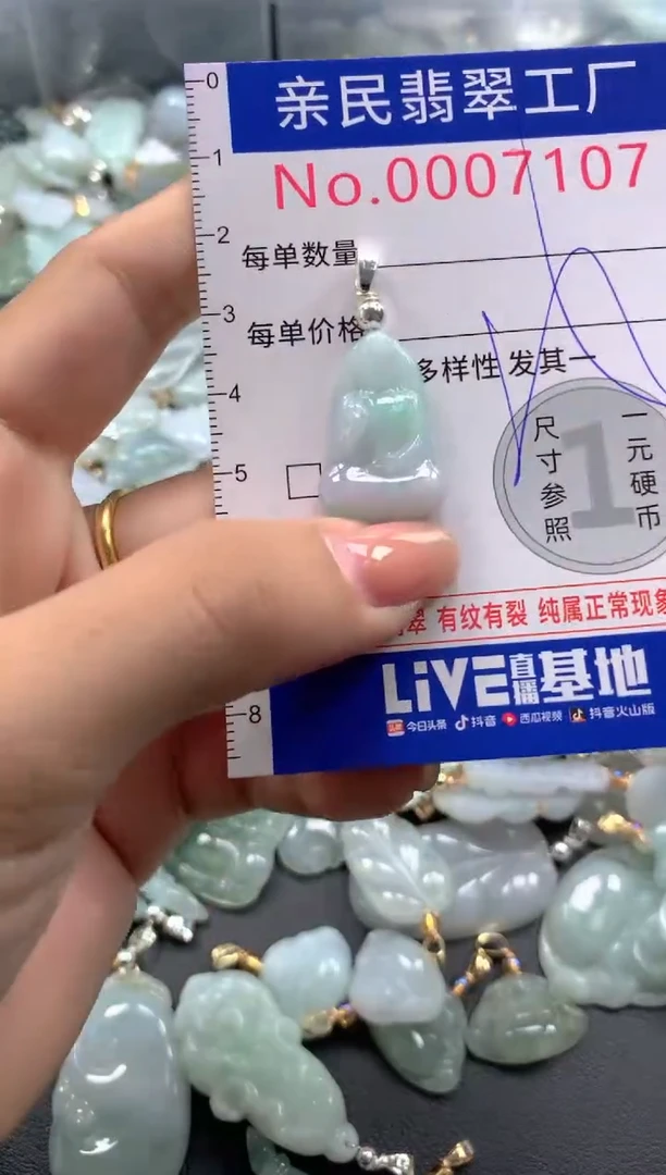 颈饰未镶嵌翡翠7107