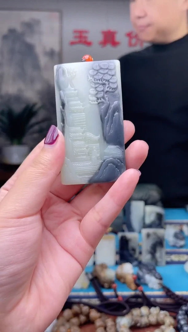 未镶嵌和田玉挂件1