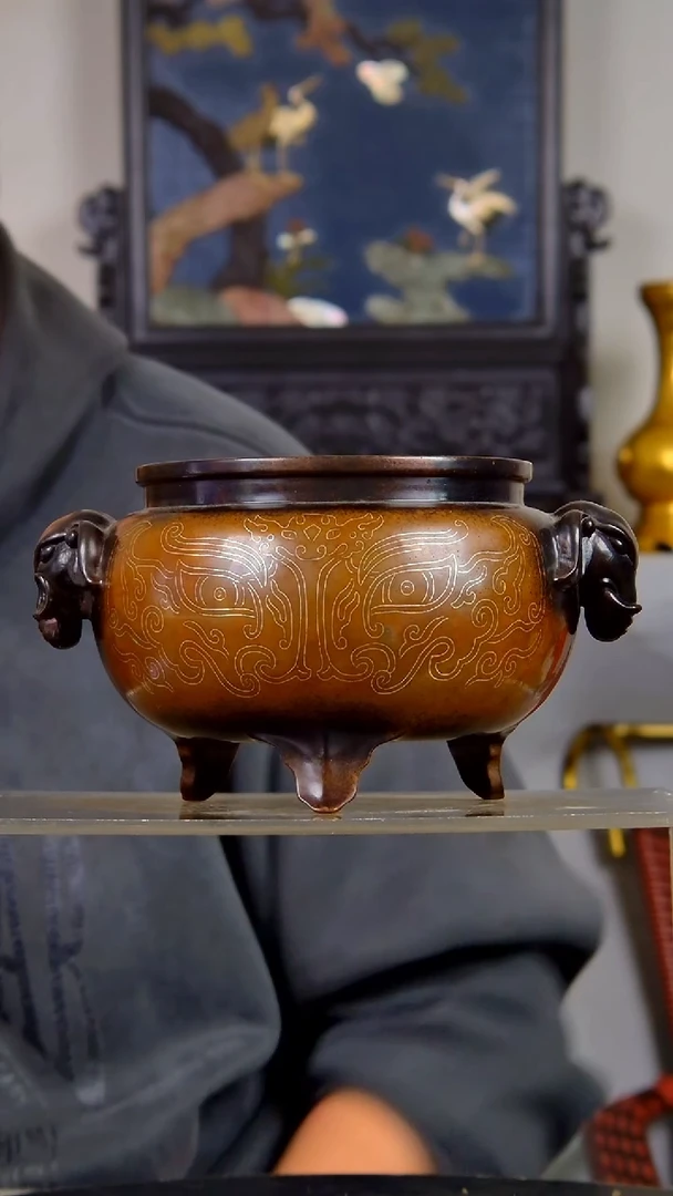 手工艺品琉璃向****东精美香炉结缘
