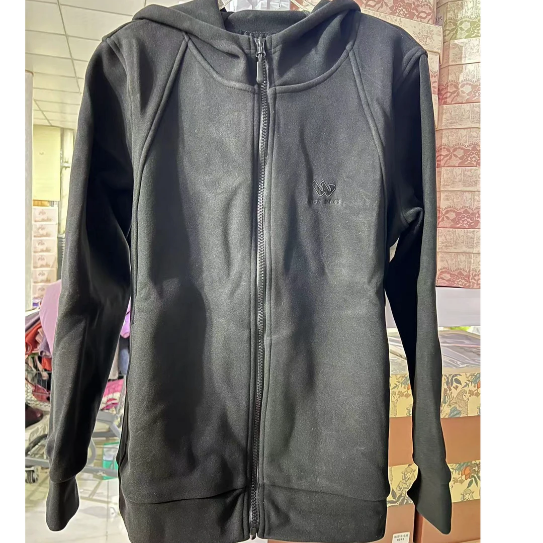 显瘦修身磨毛连帽防风衣2367