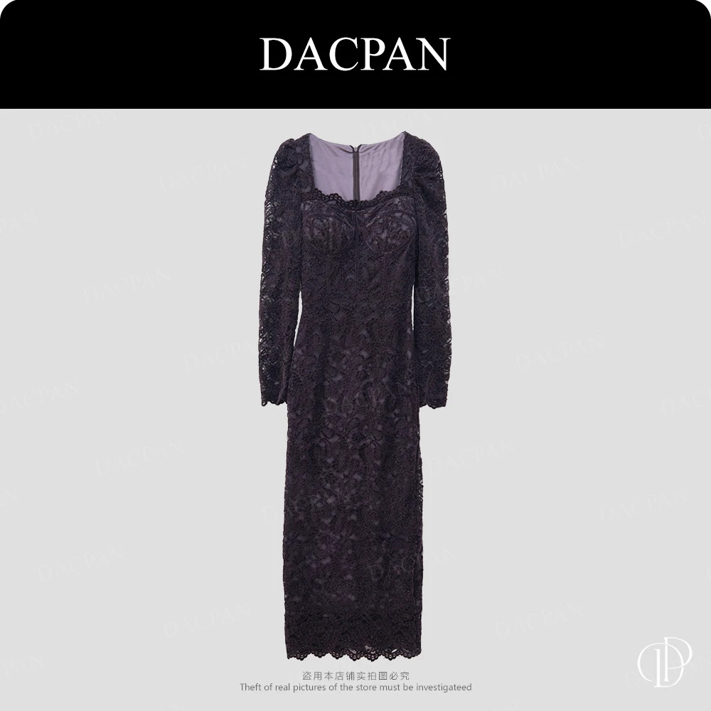 DACPAN-“遇见花腰果”雪尼尔连衣裙 固定胸垫2025/盼·PP 9088