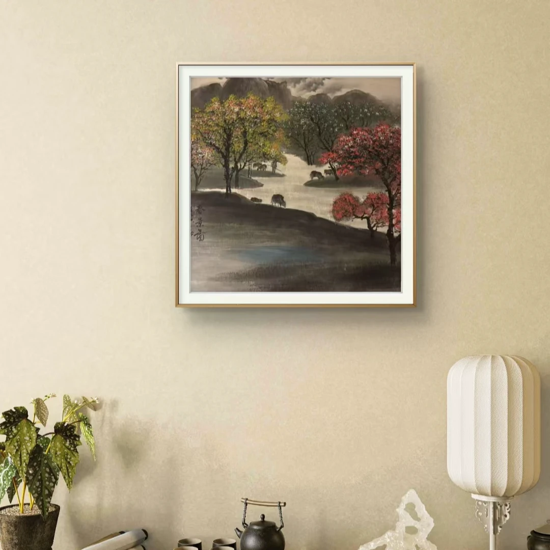 春景图  赵文斌  绘画