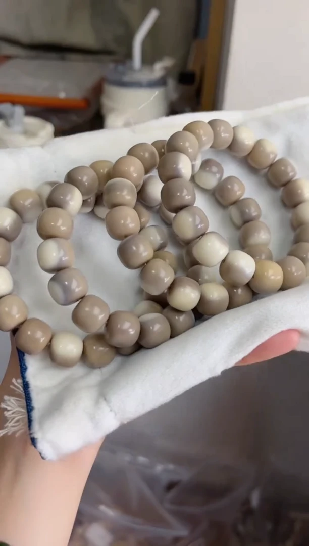 菩提根/象牙果手串z62干磨桶珠12*14