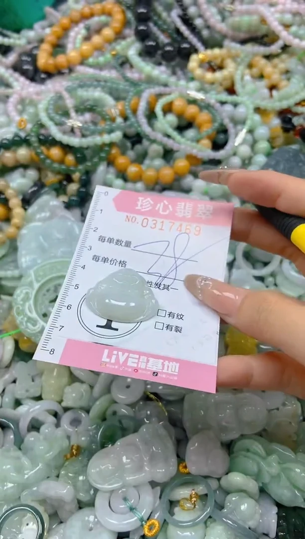 翡翠未镶嵌颈饰闪购0317469