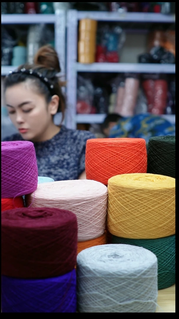 羊绒欢姐手编线D981