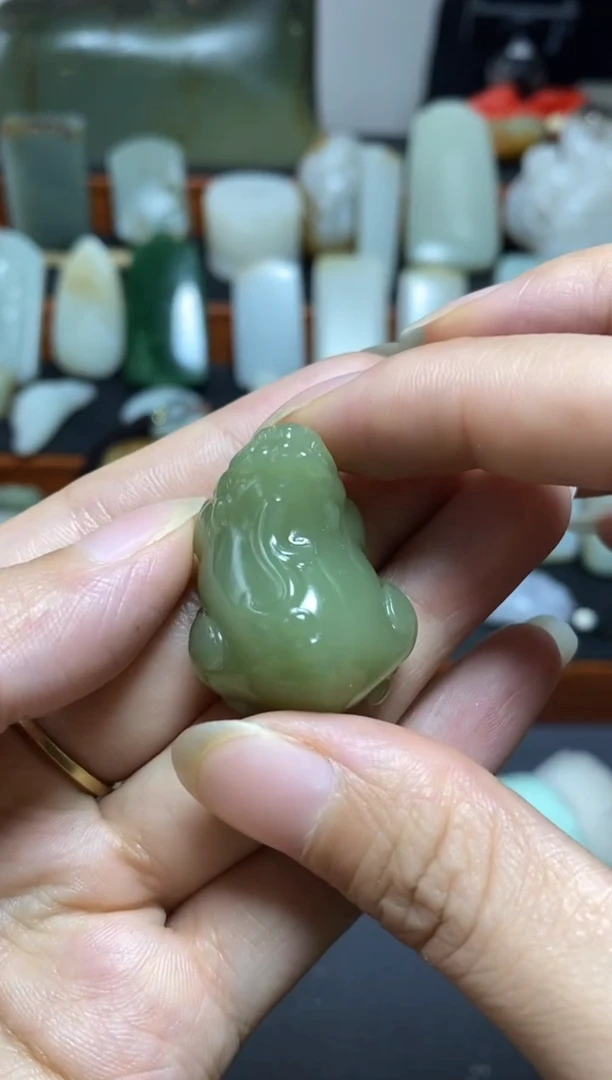 和田玉未镶嵌颈饰45