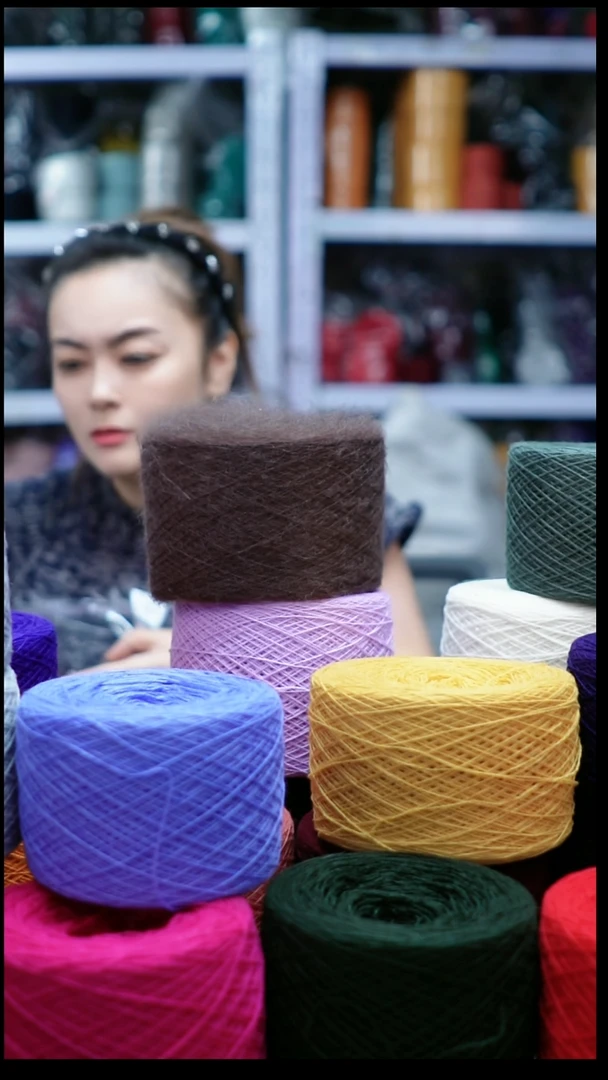 羊绒欢姐手编线D833