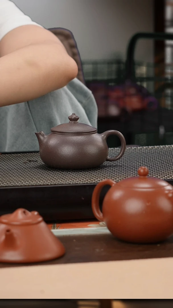 茶壶紫砂大水潭天青泥寒江150cc