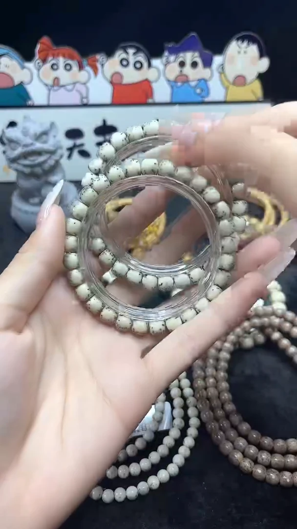 星月菩提手串《Y28》8X7河豚单圈