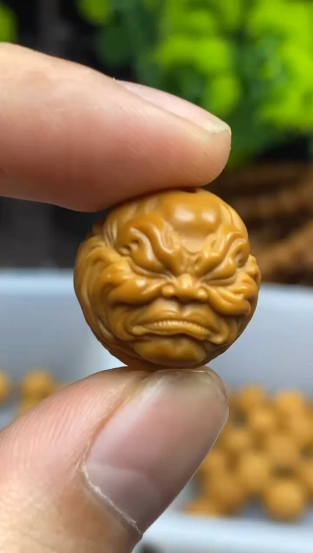 吊坠猴头核桃静思 恶僧