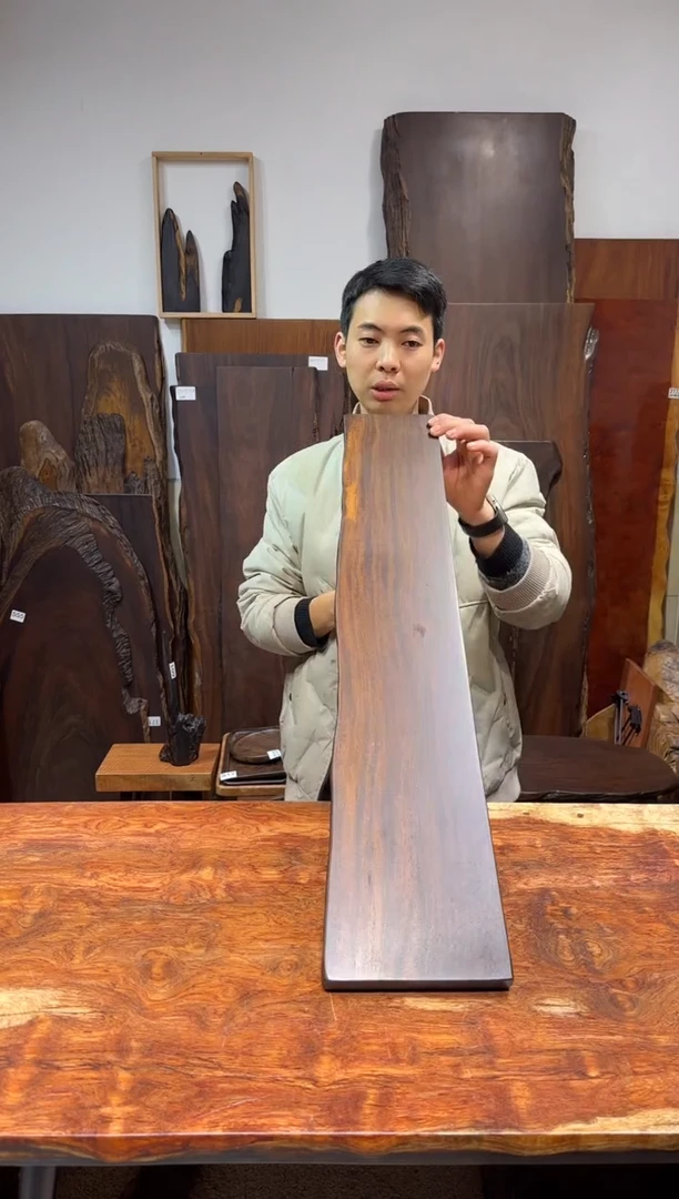 风车木（黑檀木）尺寸73*14*2.3编号617