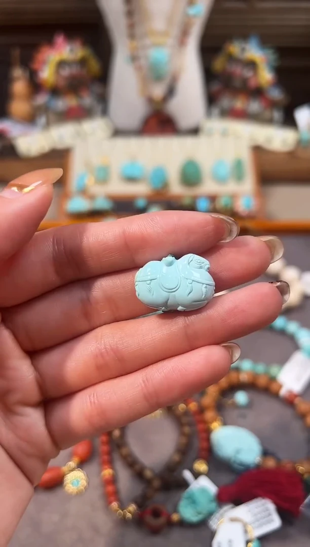 未镶嵌绿松石配饰绿松石配饰唐马