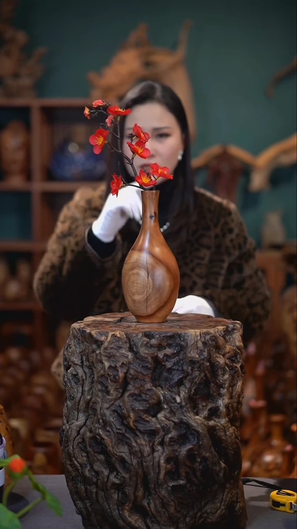 【闪购商品】枣木雷击枣木小玉壶春